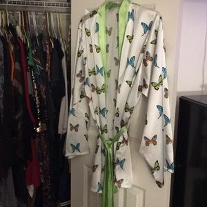 Silk Butterfly Bathrobe